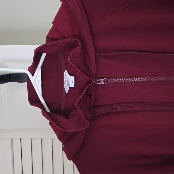 Danskin Maroon Zip-up Hoodie - Picture 5 of 7